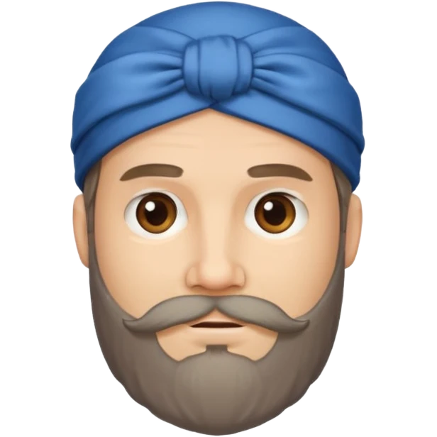 adult man with head bow with beard   emoji