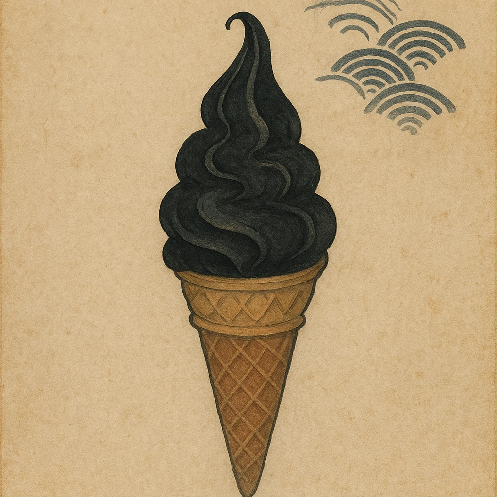 gothic ice cream emoji