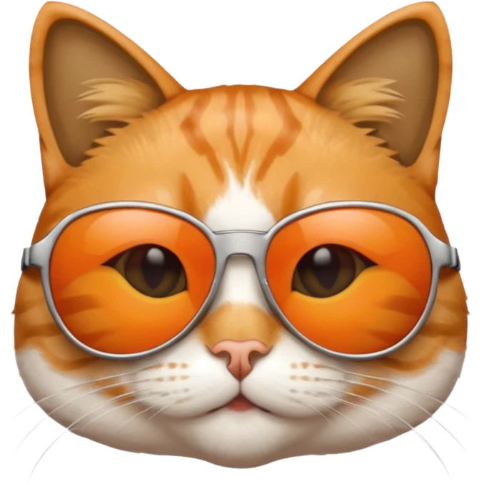 Cat wearing sunglasses emoji