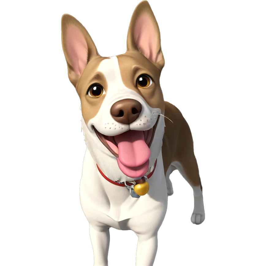 dog sticking out tongue emoji