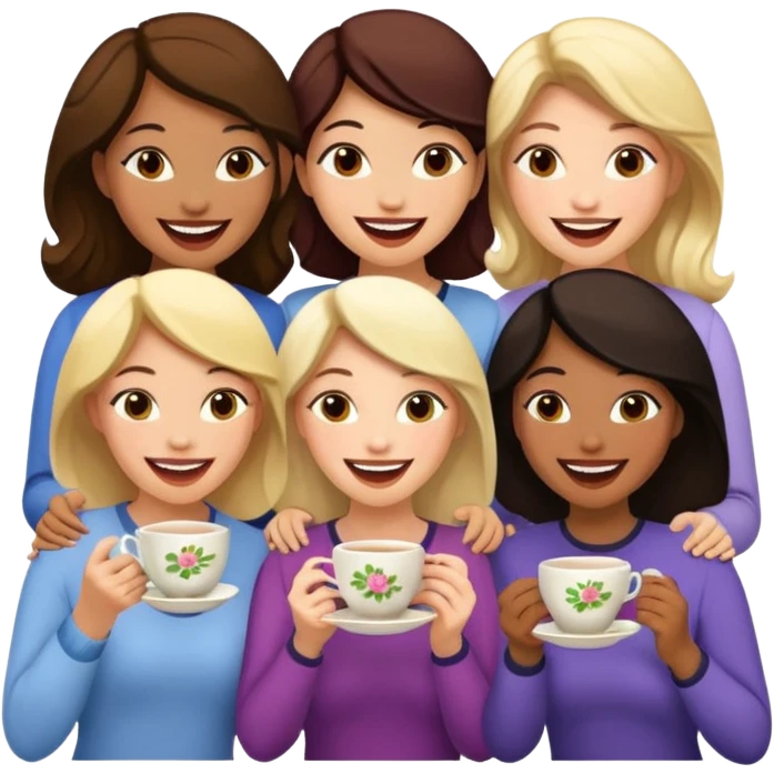 Tea-time-gossip emoji