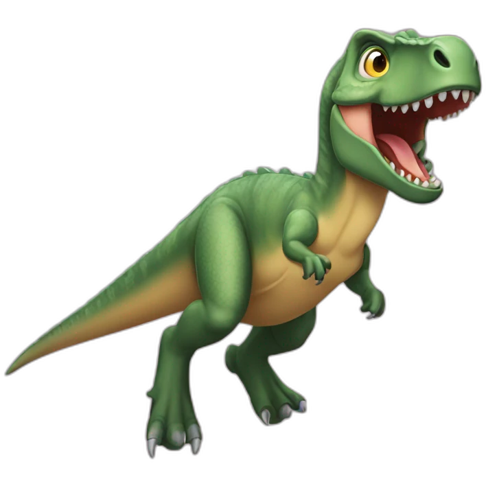 Tiranosaurio Rex volando emoji