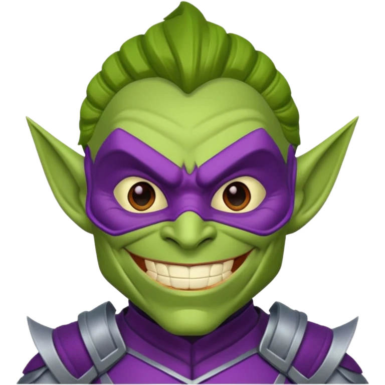 Spiderman's Green goblin classic emoji