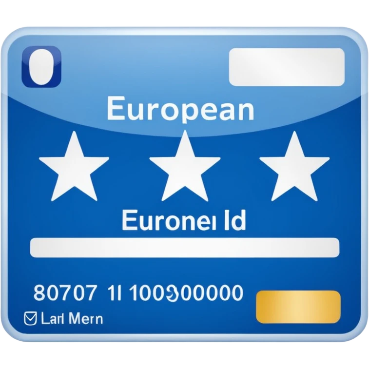 Europäischer Personalausweis emoji