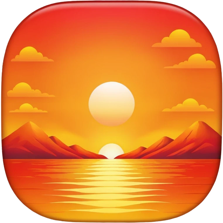 Sunset emoji