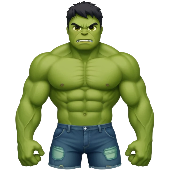 Hulk with full body emoji
