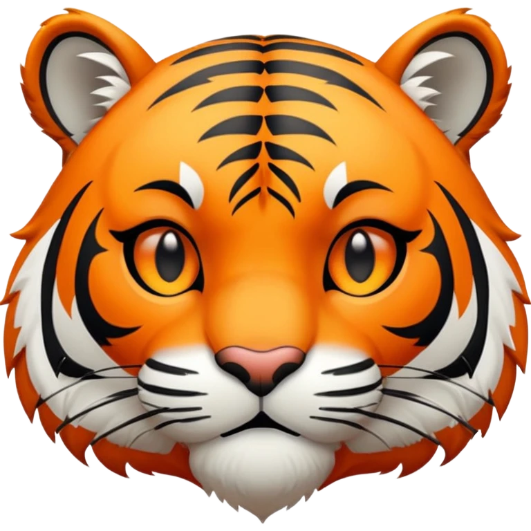 winking tiger face with one eye closed for Twitch emote emoji