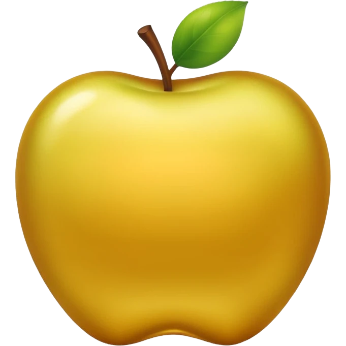 Gold apple  emoji