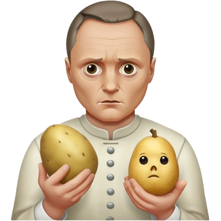 Hannibal lechter potato emoji