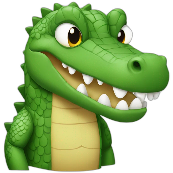 Crocodile one piece  emoji