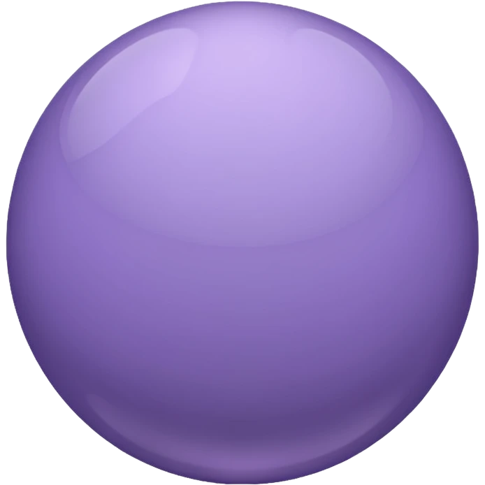 lavender sphere emoji