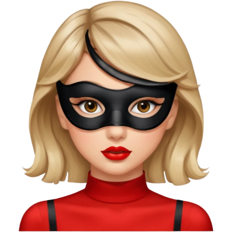 taylor swift  black eye mask on eyes emoji