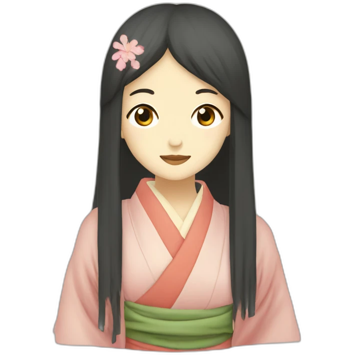 scarf-female-in-the-heian-era-without-smile emoji