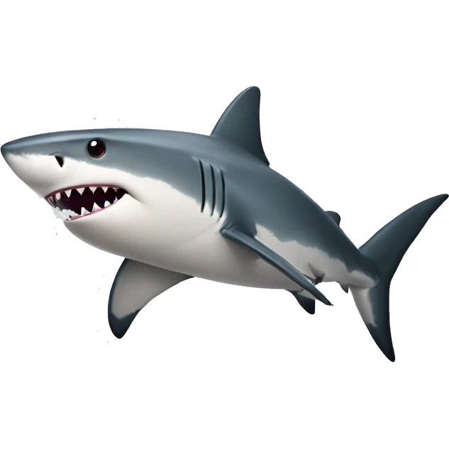 Picture of a shark  emoji