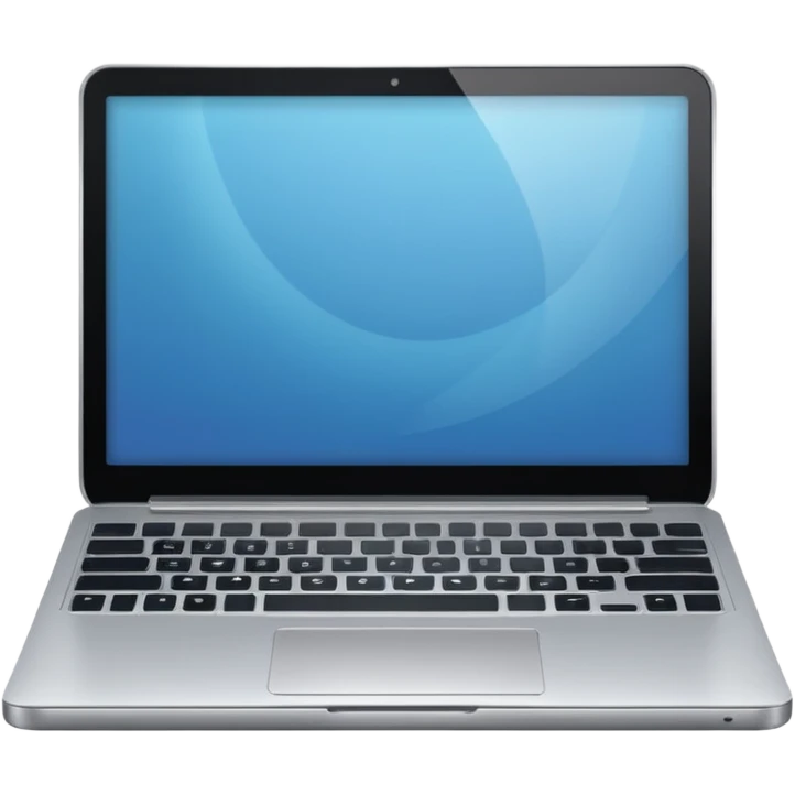 silver laptop emoji
