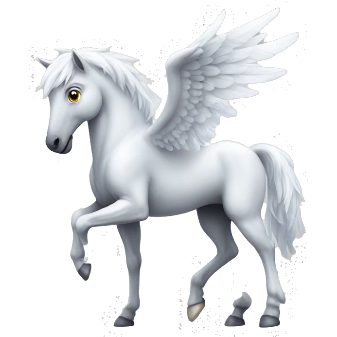White Pegasus emoji