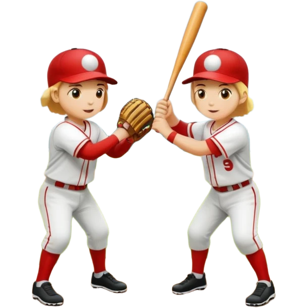 quiero dos equipos enemigos de baseball vs emoji