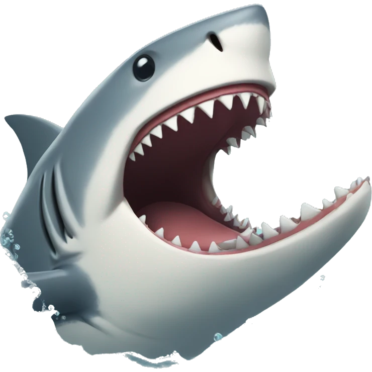Shark laughing  emoji