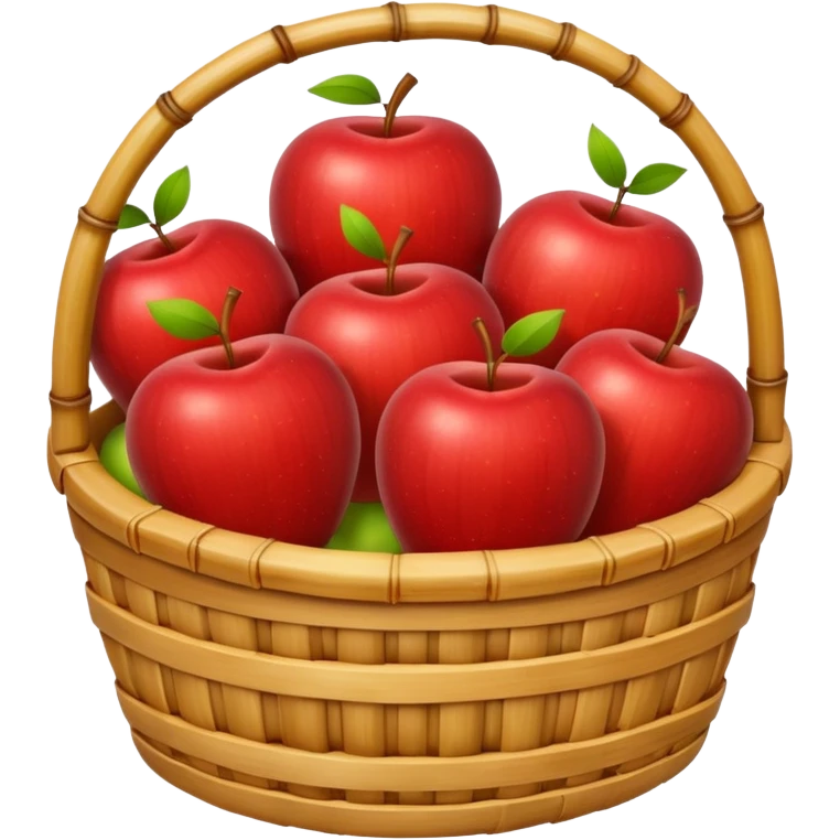  bamboo-basket apples emoji