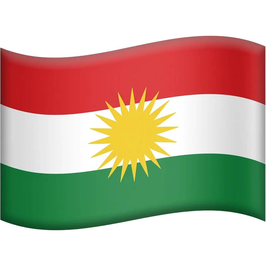 Kurdish flag emoji