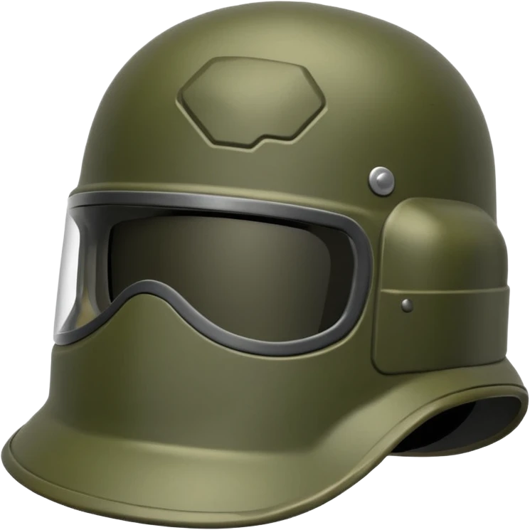 Military helmet emoji