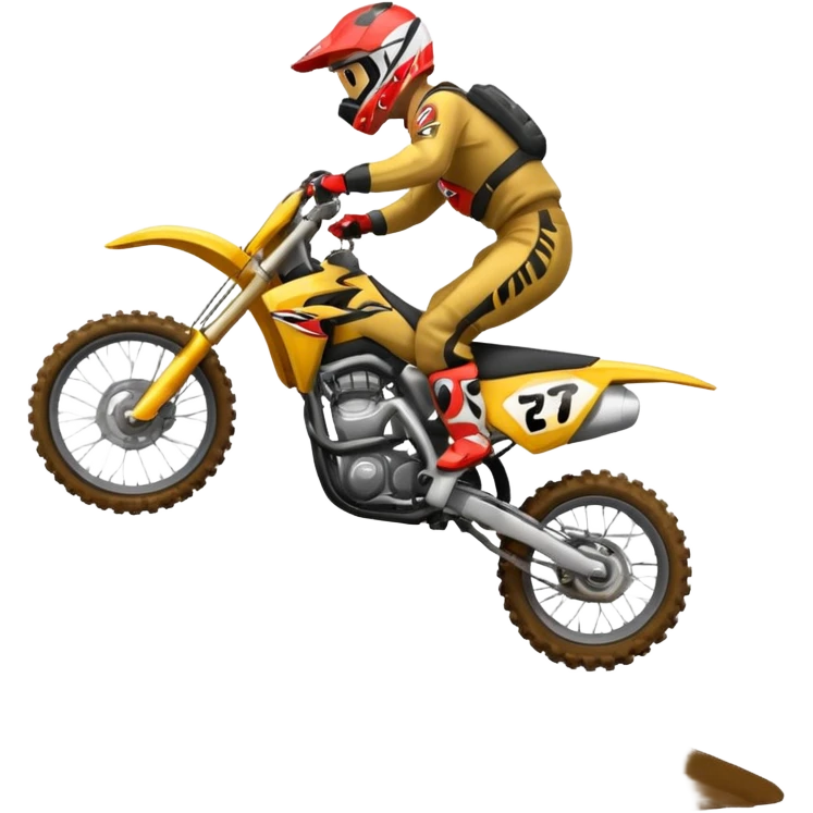Moto cross emoji