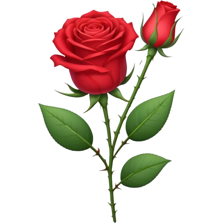 trident entouré de roses (fleurs) emoji