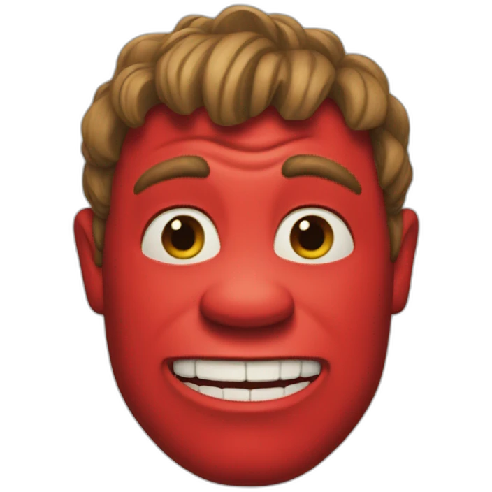 red-shrek emoji