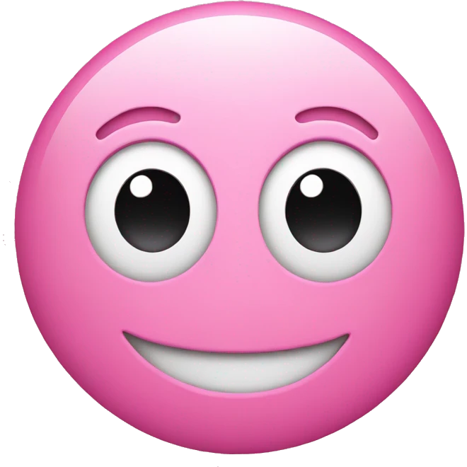 pink smiley face emoji