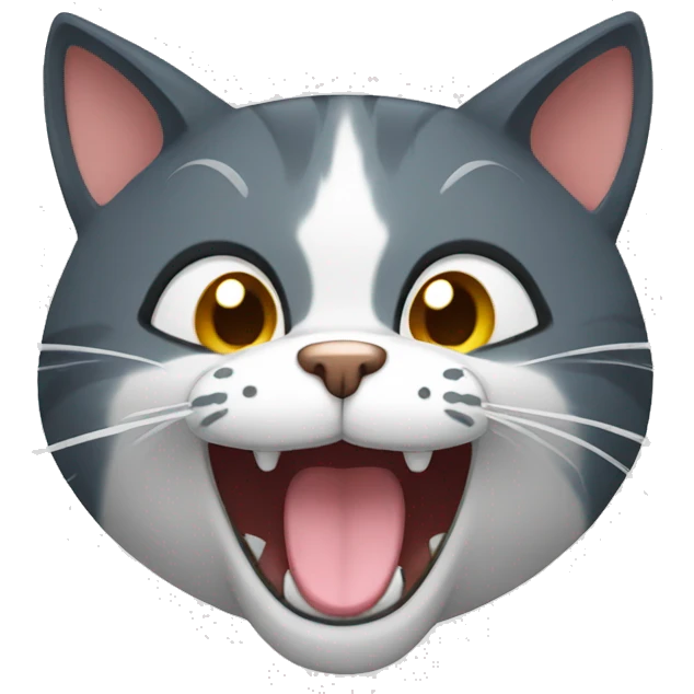 Gato mewing  emoji