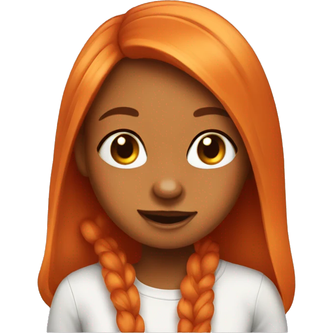 Girl orang hare emoji