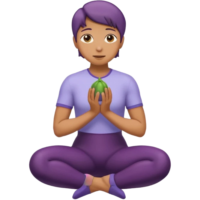 🍆 🧎🏻‍♀️make this combo of emoticons better emoji