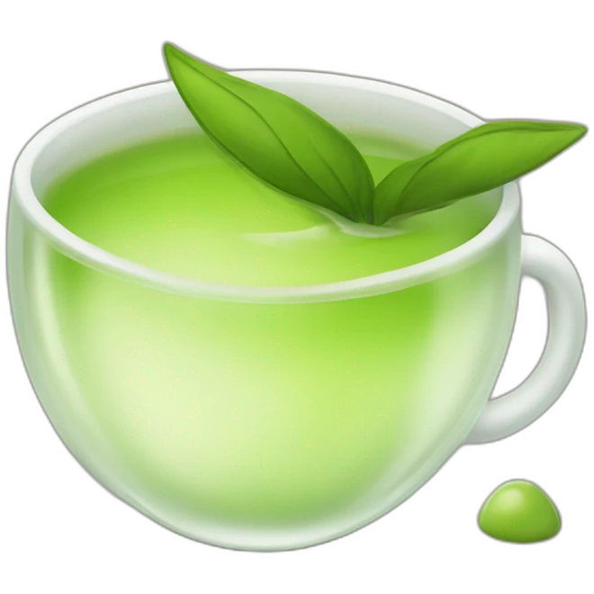 Japanese green tea emoji
