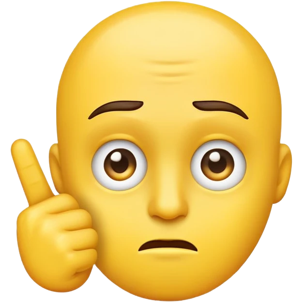 Side eye emoji with a middle finger emoji