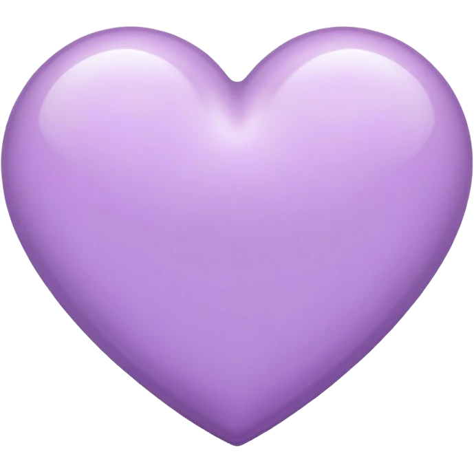 Lilac heart emoji
