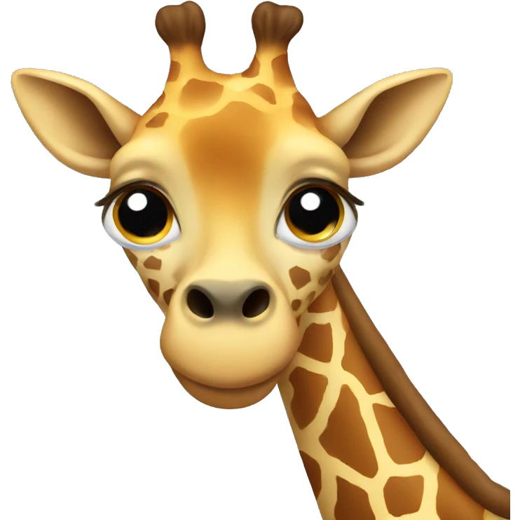 Crying giraffe  emoji