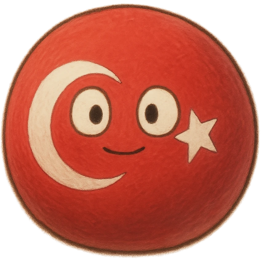 Turkey countryball emoji