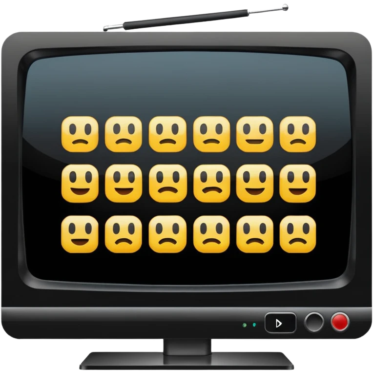 Flat tv emoji