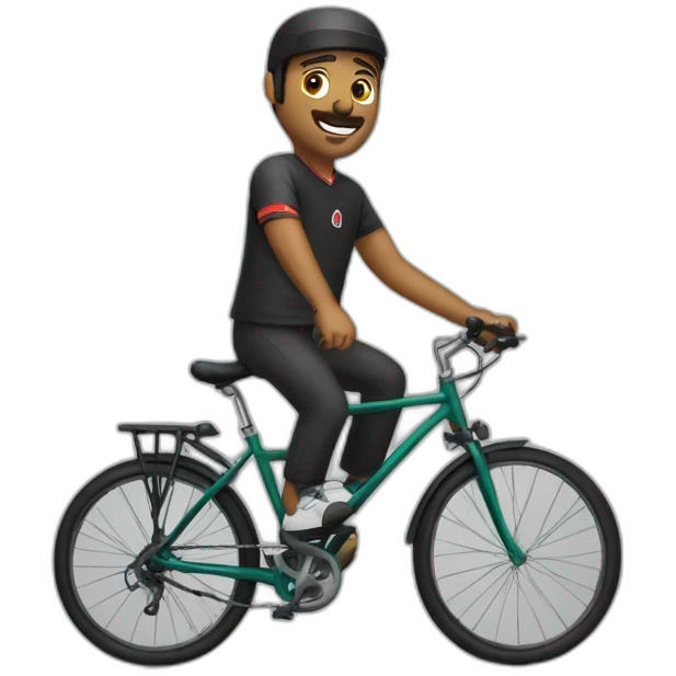 milan lupac on bicycle emoji