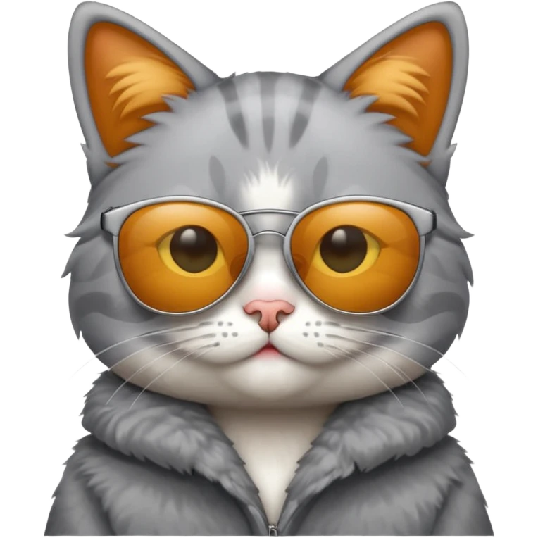Cat wearing sunglasses emoji
