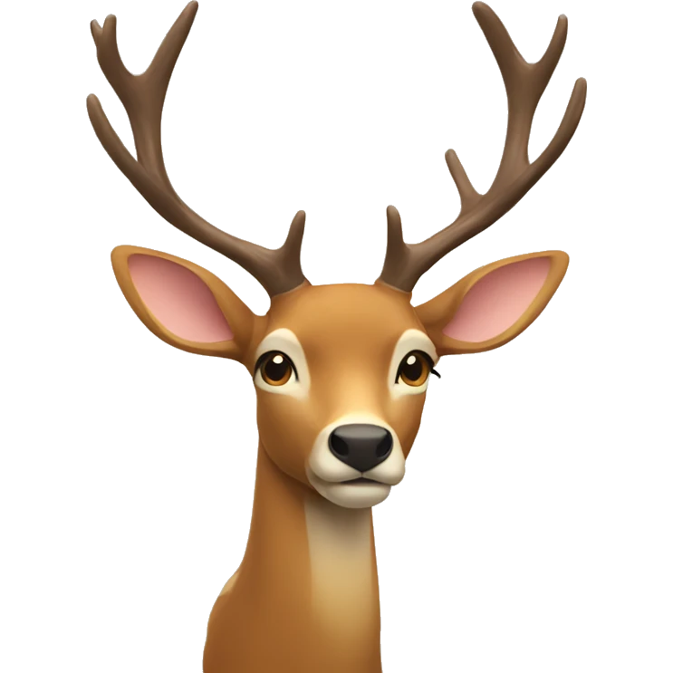 Cerf qui applaudit emoji