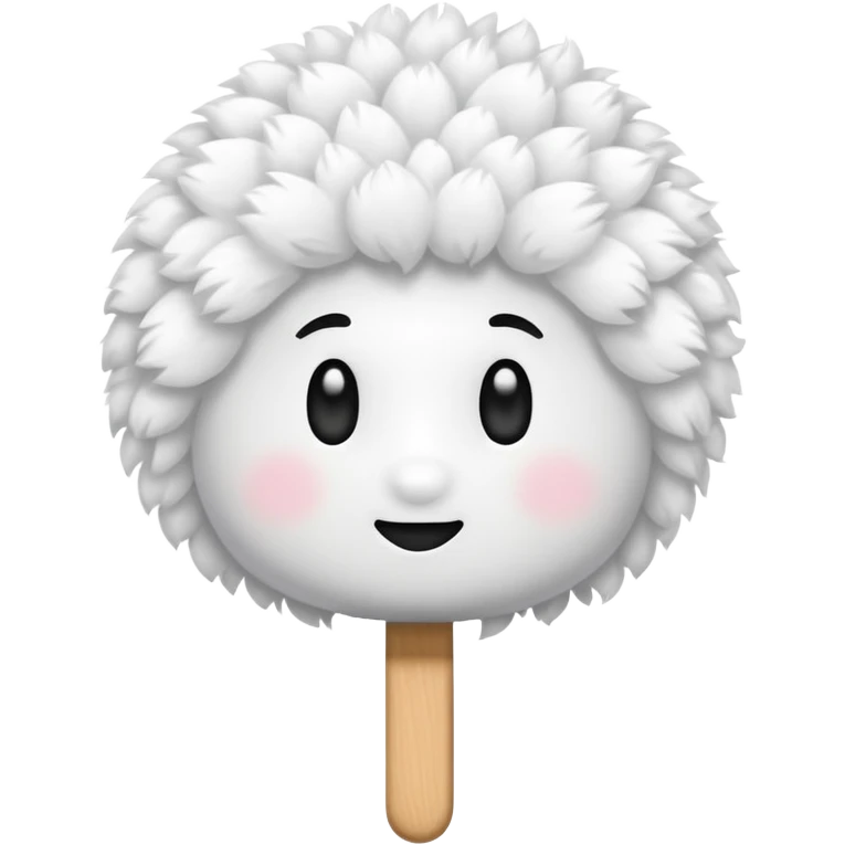 A q-tip emoji with no face emoji