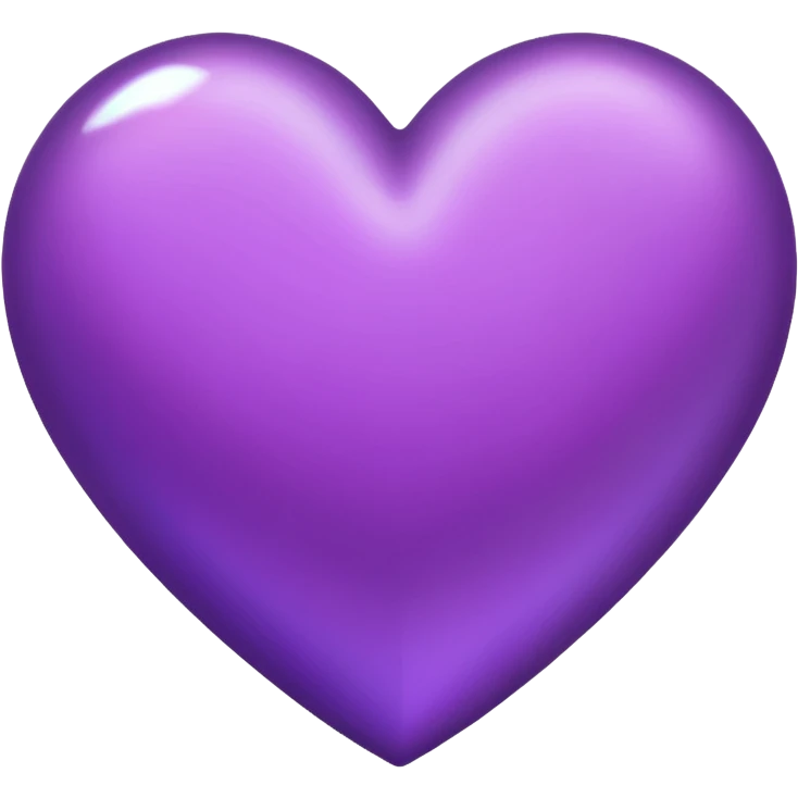 Purple heart emoji