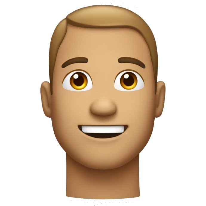 Smiling with feet up at the back of the head while the hands at the chin emoji