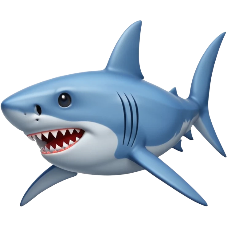 Shark with big stars in the eyes  emoji