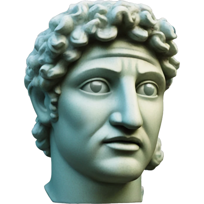 greec statue holographique emoji