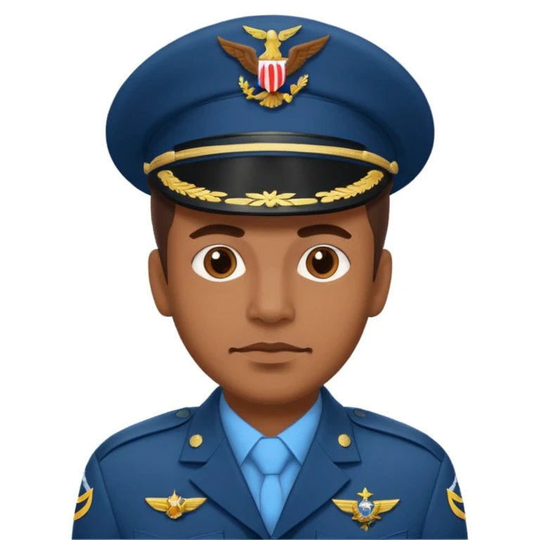 Military Air Force Mexican man  emoji
