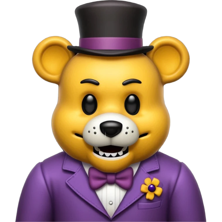 Nightmare Fredbear emoji