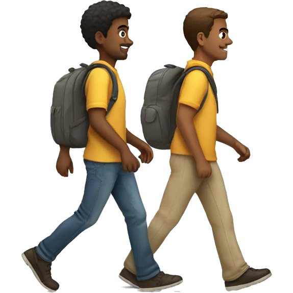 Walking from left to right  emoji