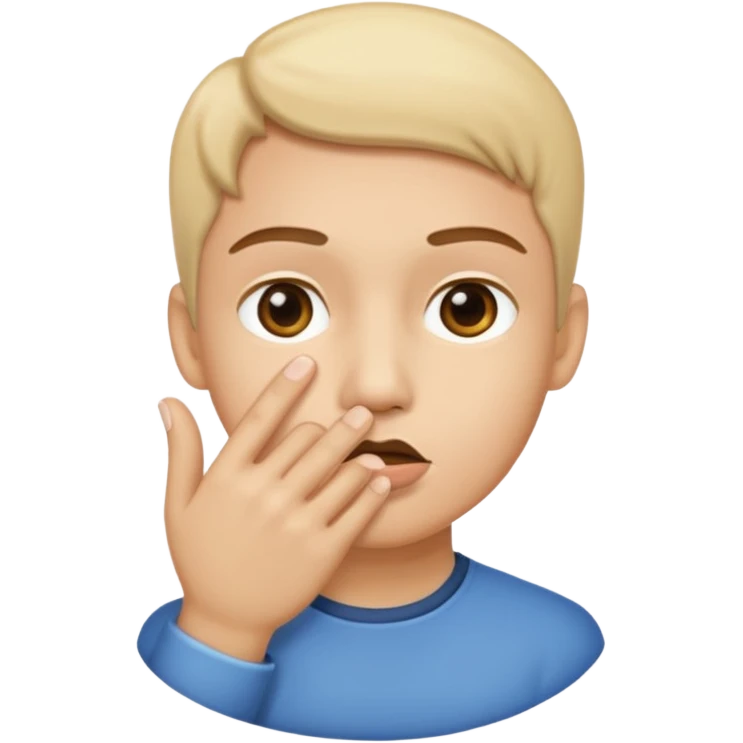 The hand of shushing emoji 🤫  emoji